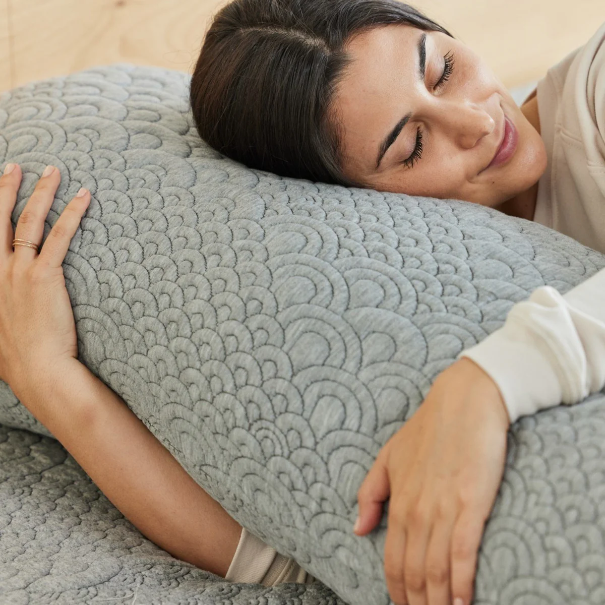 Crystal Cove Charcoal Body Pillow thumbnail 3