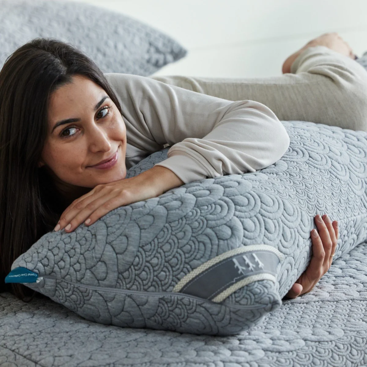 Crystal Cove Charcoal Body Pillow thumbnail 5